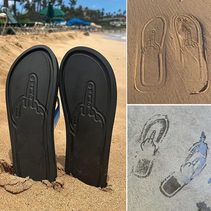 Men EVA Thick Sole Beach Flip Flops