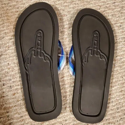 Men EVA Thick Sole Beach Flip Flops